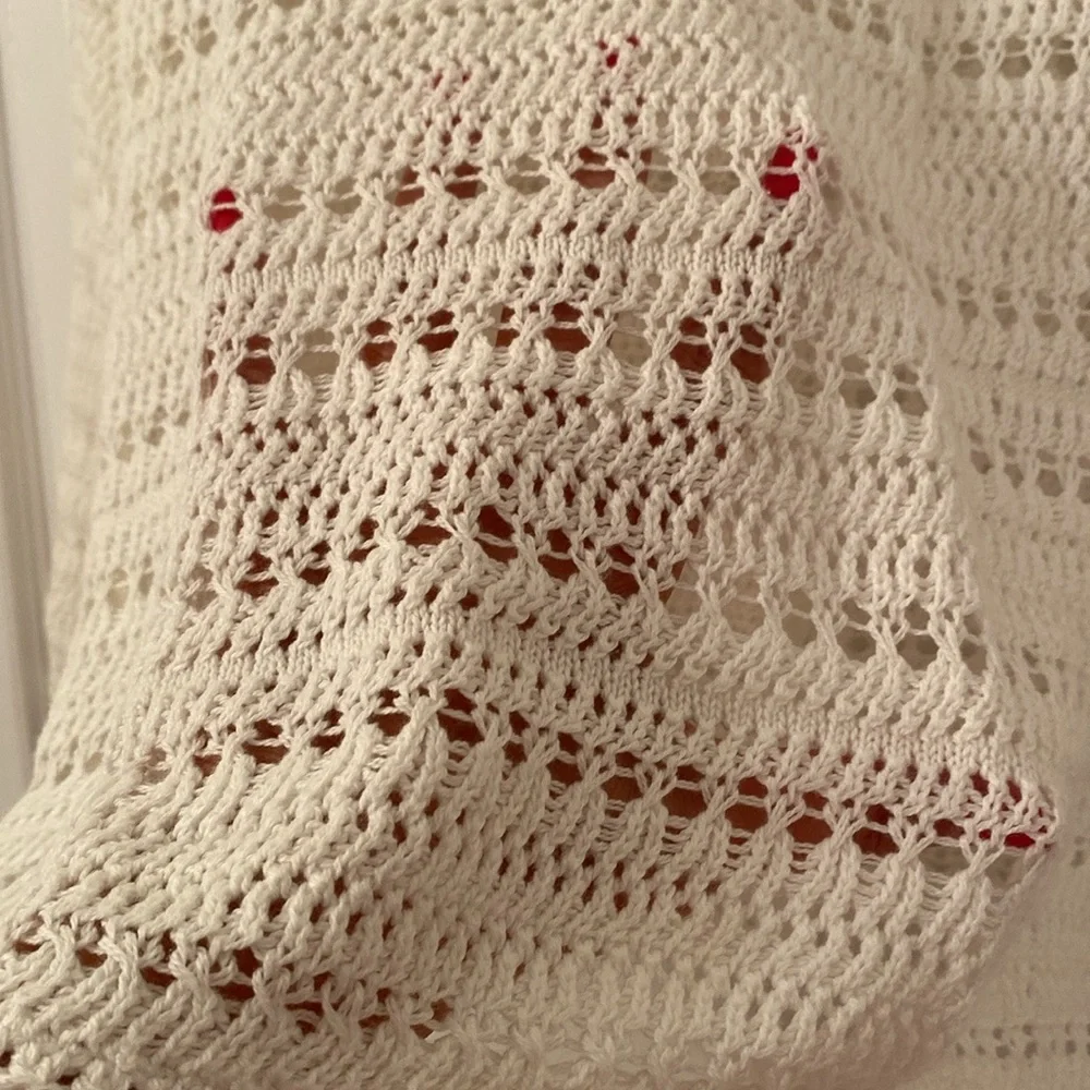 Victoria secret kiss of cashmere crochet sweater size xl - Picture 3 of 6